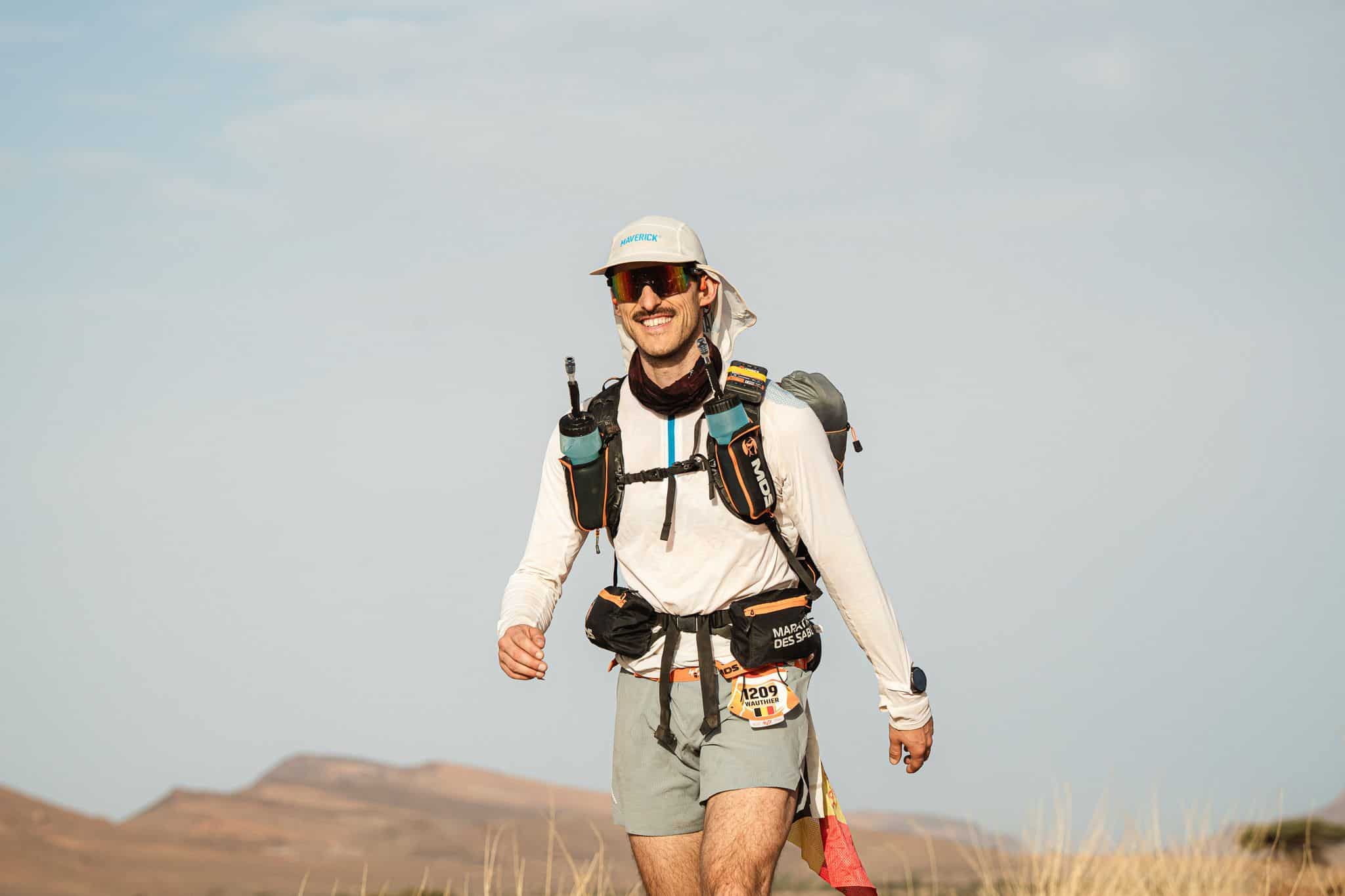 Pierre van de Werve at the Marathon des Sables, photo 1