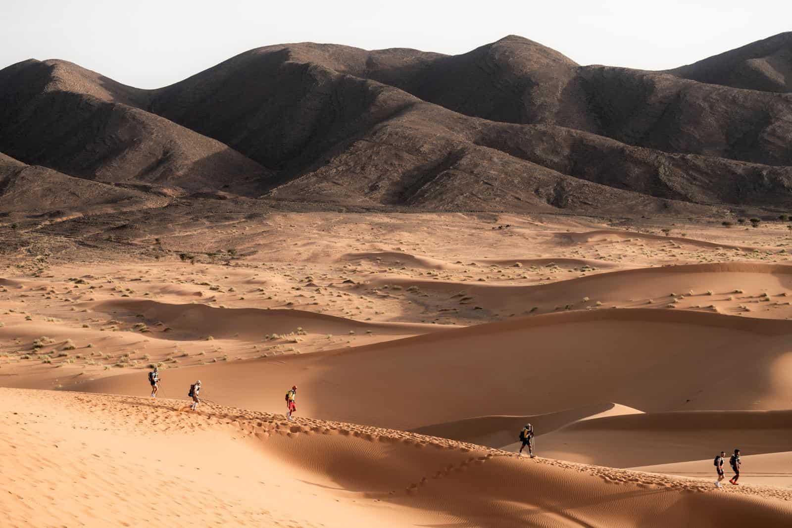 Pierre van de Werve at the Marathon des Sables, photo 2
